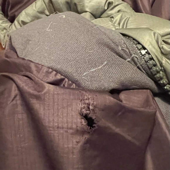 Outdoor Research Transcendent Green Hooded Puffer Mens Large GC - Picture 14 of 15